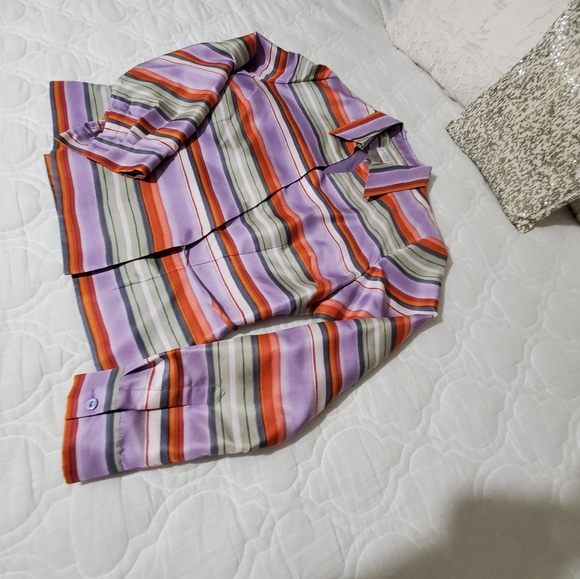 Pappel 2 piece silk pant set size 12P - Picture 9 of 13